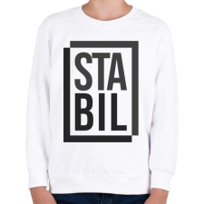 PRINTFASHION Stabil - Gyerek pulóver - Fehér gyerek pulóver, kardigán