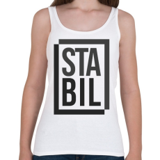 PRINTFASHION Stabil - Női atléta - Fehér