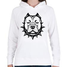 PRINTFASHION Stafford - Női kapucnis pulóver - Fehér női pulóver, kardigán