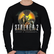 PRINTFASHION Stalker 2 - Férfi pulóver - Fekete