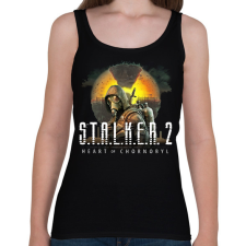 PRINTFASHION Stalker 2 - Női atléta - Fekete női trikó