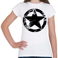 PRINTFASHION star - Női póló - Fehér női póló