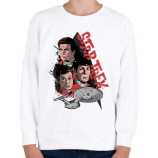 PRINTFASHION Star Trek - Gyerek pulóver - Fehér gyerek pulóver, kardigán