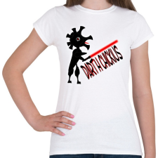 PRINTFASHION Star Wars Fan Art Darth Chicidus - Női póló - Fehér női póló
