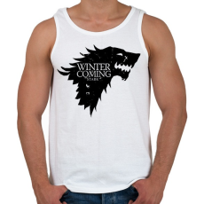 PRINTFASHION Stark - Férfi atléta - Fehér