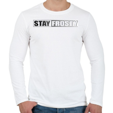 PRINTFASHION Stay Frosty - COD MW - Férfi hosszú ujjú póló - Fehér férfi póló
