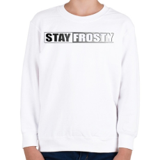 PRINTFASHION Stay Frosty - COD MW - Gyerek pulóver - Fehér