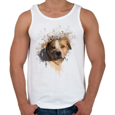 PRINTFASHION stefi - Férfi atléta - Fehér