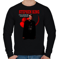PRINTFASHION STEPHEN KING-COLOR - Férfi pulóver - Fekete férfi pulóver, kardigán