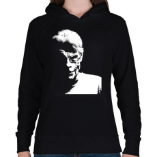 PRINTFASHION Stephen King - Női kapucnis pulóver - Fekete