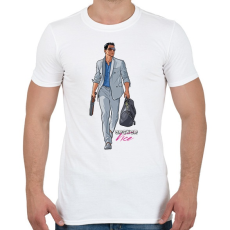 PRINTFASHION Sterling Archer - Férfi póló - Fehér