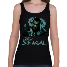 PRINTFASHION steven seagal - Női atléta - Fekete női trikó