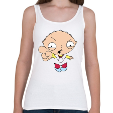 PRINTFASHION Stewie - Női atléta - Fehér női trikó