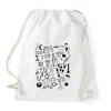 PRINTFASHION Stick nd poke - Sportzsák, Tornazsák - Fehér