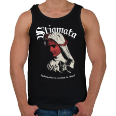 PRINTFASHION Stigmata - Okkult Desgin - Férfi atléta - Fekete