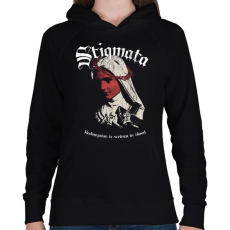 PRINTFASHION Stigmata - Okkult Desgin - Női kapucnis pulóver - Fekete
