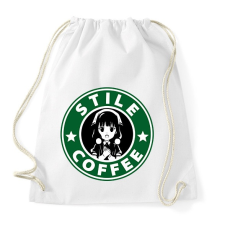 PRINTFASHION Stille Coffe - Sportzsák, Tornazsák - Fehér tornazsák