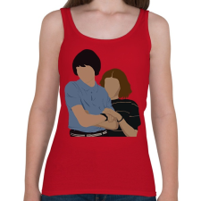 PRINTFASHION Stranger Couple  - Női atléta - Cseresznyepiros női trikó