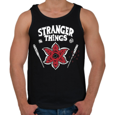 PRINTFASHION Stranger Thing _HELLFIRE CLUB2 - Férfi atléta - Fekete atléta, trikó