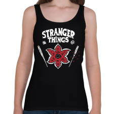 PRINTFASHION Stranger Thing _HELLFIRE CLUB2 - Női atléta - Fekete női trikó