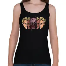PRINTFASHION Stranger Things 001 - Női atléta - Fekete női trikó