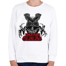 PRINTFASHION Stranger Things - Demogorgon - Ingyen Ölelés - Gyerek pulóver - Fehér