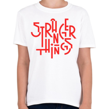 PRINTFASHION Stranger Things - Gyerek póló - Fehér gyerek póló