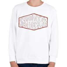 PRINTFASHION STRANGER THINGS - Gyerek pulóver - Fehér