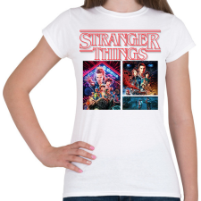 PRINTFASHION Stranger things - Női póló - Fehér női póló