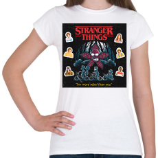 PRINTFASHION Stranger Things - Női póló - Fehér