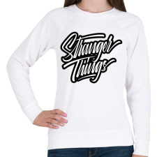 PRINTFASHION Stranger things OC - Női pulóver - Fehér női pulóver, kardigán