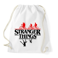 PRINTFASHION stranger things upside down 2 - Sportzsák, Tornazsák - Fehér tornazsák