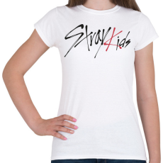 PRINTFASHION Stray Kids - Női póló - Fehér