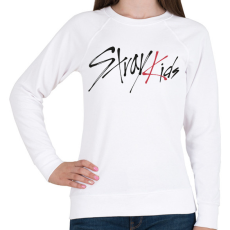 PRINTFASHION Stray Kids - Női pulóver - Fehér