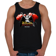 PRINTFASHION Streetwear - Bleed - Férfi atléta - Fekete
