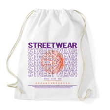 PRINTFASHION Streetwear - Sportzsák, Tornazsák - Fehér tornazsák