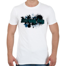 PRINTFASHION strong boy - Férfi póló - Fehér férfi póló