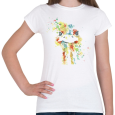 PRINTFASHION Strucc vízfesték - Női póló - Fehér