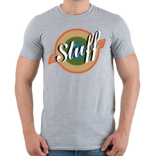PRINTFASHION Stuff - Férfi póló - Sport szürke férfi póló