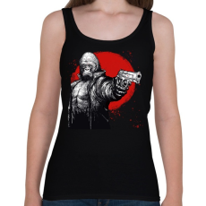 PRINTFASHION Stukkeres Gorilla - Női atléta - Fekete