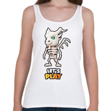 PRINTFASHION Stumble Guys - Undead Dragon - Női atléta - Fehér női trikó