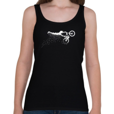PRINTFASHION stunt biker  - Női atléta - Fekete női trikó