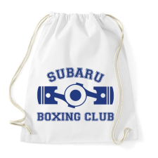 PRINTFASHION Subaru Boxing Club - Sportzsák, Tornazsák - Fehér tornazsák