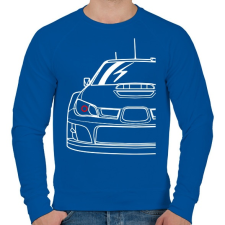PRINTFASHION Subaru - Férfi pulóver - Királykék férfi pulóver, kardigán