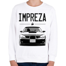 PRINTFASHION Subaru Impreza - Gyerek pulóver - Fehér gyerek pulóver, kardigán