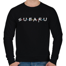 PRINTFASHION Subaru jóbarátok - Férfi pulóver - Fekete férfi pulóver, kardigán