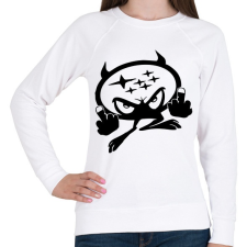 PRINTFASHION Subaru - Női pulóver - Fehér női pulóver, kardigán