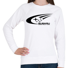 PRINTFASHION Subaru Rally Team - Női pulóver - Fehér