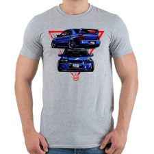 PRINTFASHION Subaru WRX STI - Férfi póló - Sport szürke férfi póló