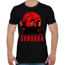 PRINTFASHION Suburra - Férfi póló - Fekete férfi póló